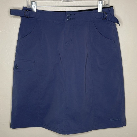 MARMOT Skirt Gray Nylon Casual Cargo Pocket Comfortable Sporty 79448 Size 9 - Picture 1 of 16